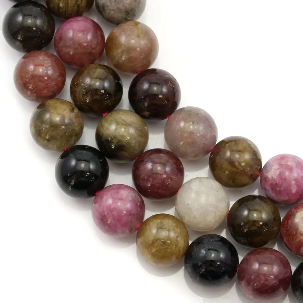 Tourmaline Ronde 12mm A x 40cm 