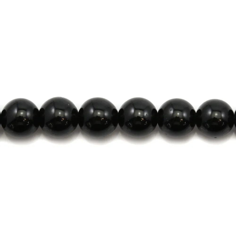 Tourmaline ronde 8mm  x 2pcs