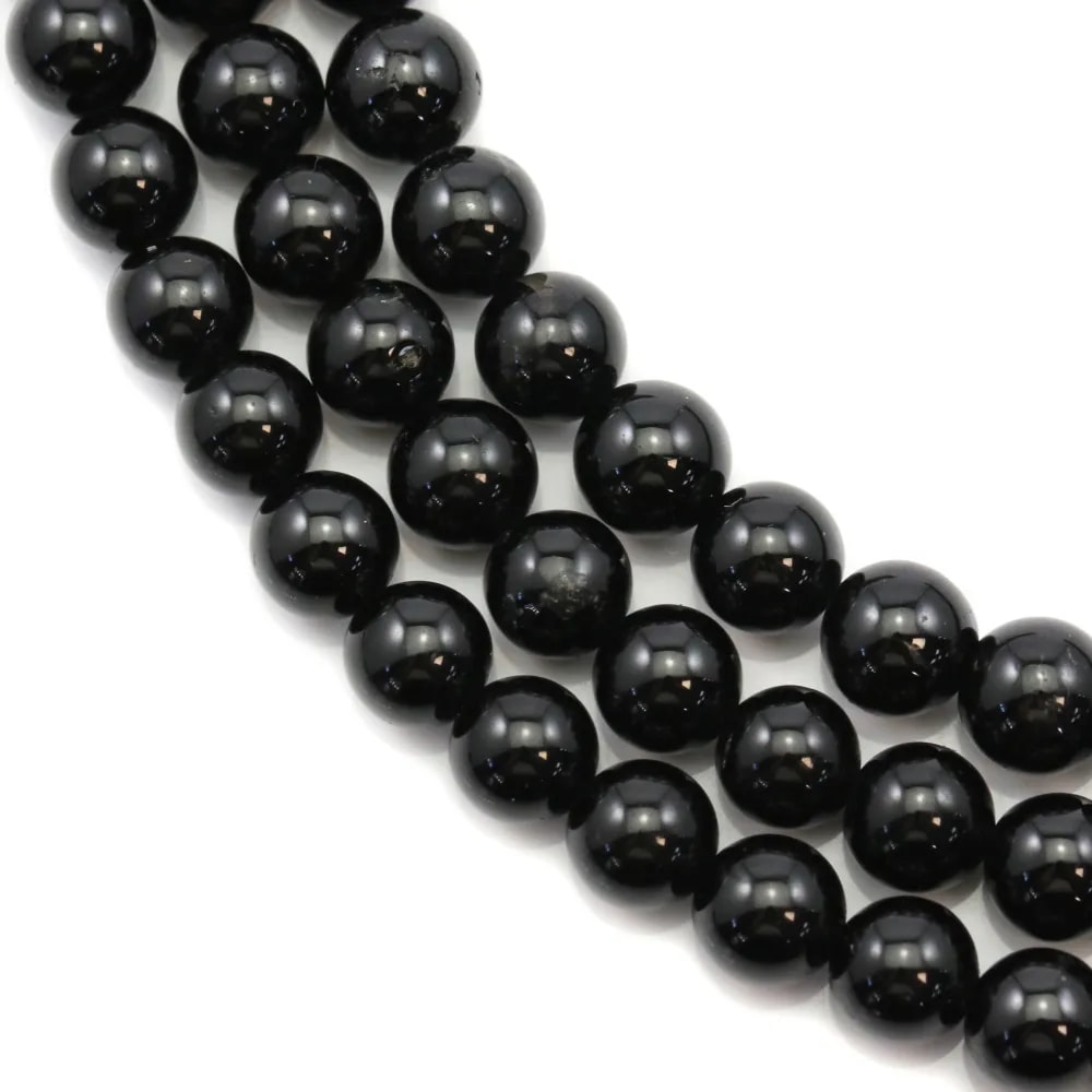 Tourmaline  Noire Ronde 8mm