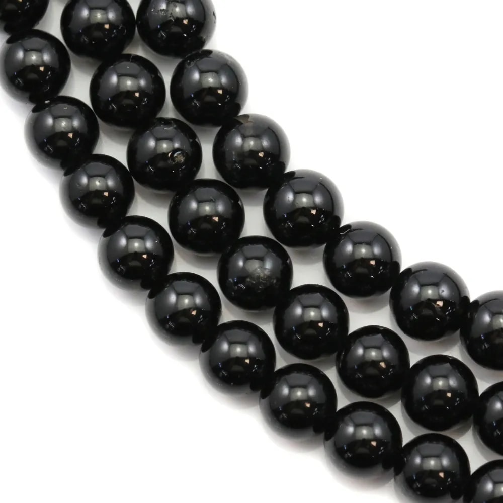 Black tourmaline  Round 8mm