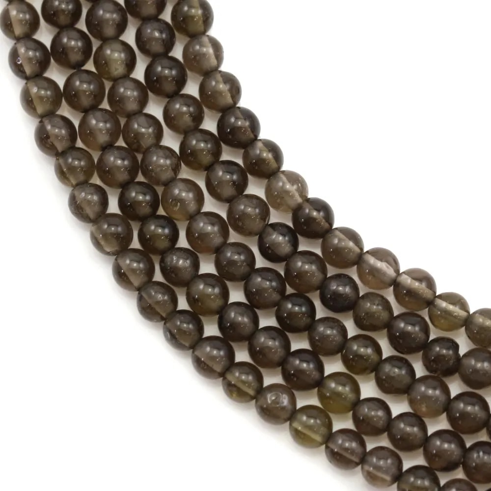 Quartz fumé ronde 3mm x 40cm