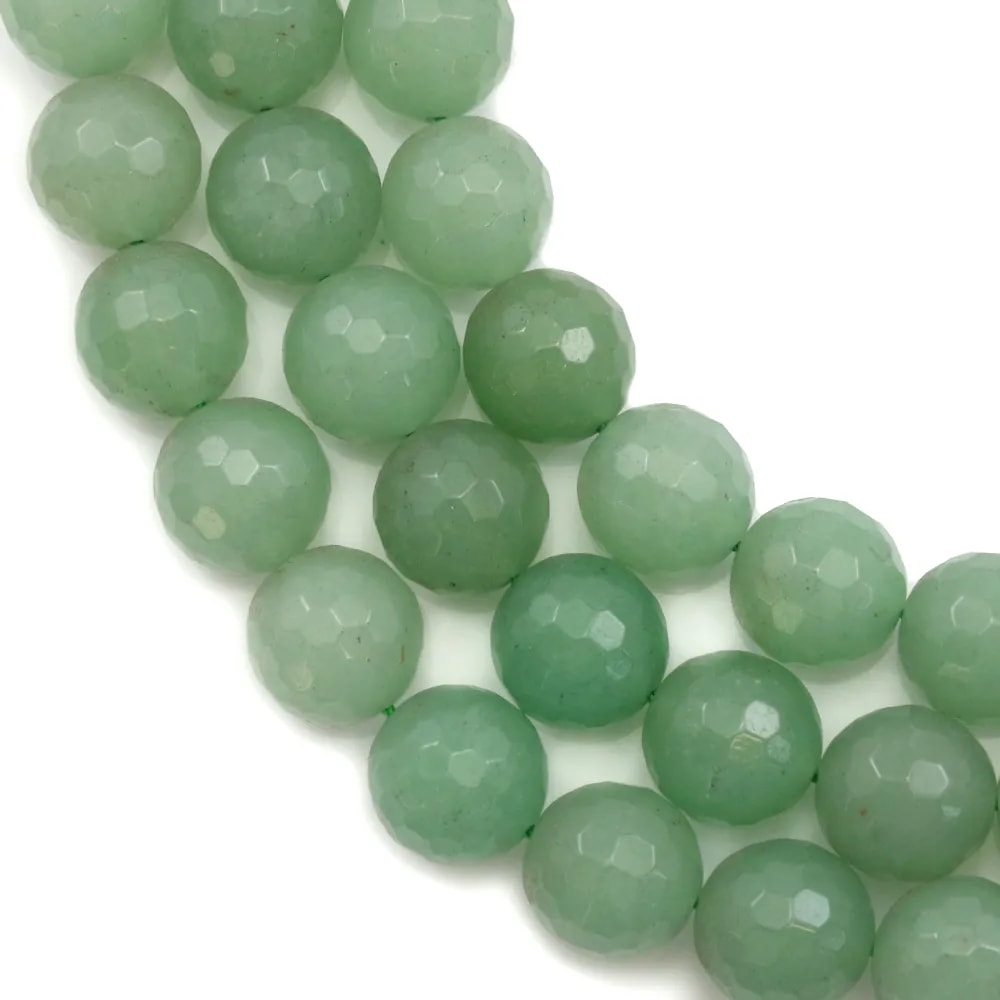 Aventurine Ronde Facette 12mm x 40cm