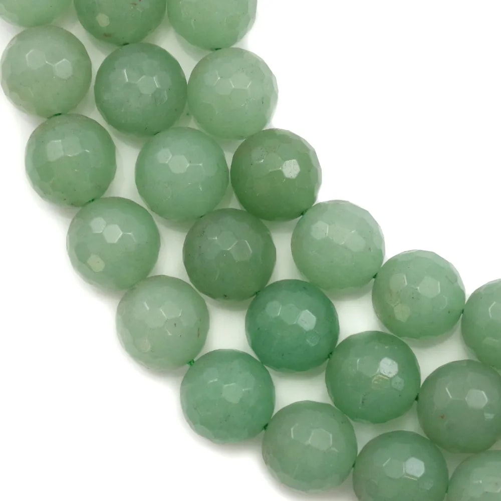 Aventurine Ronde Facette 14mm x 40cm