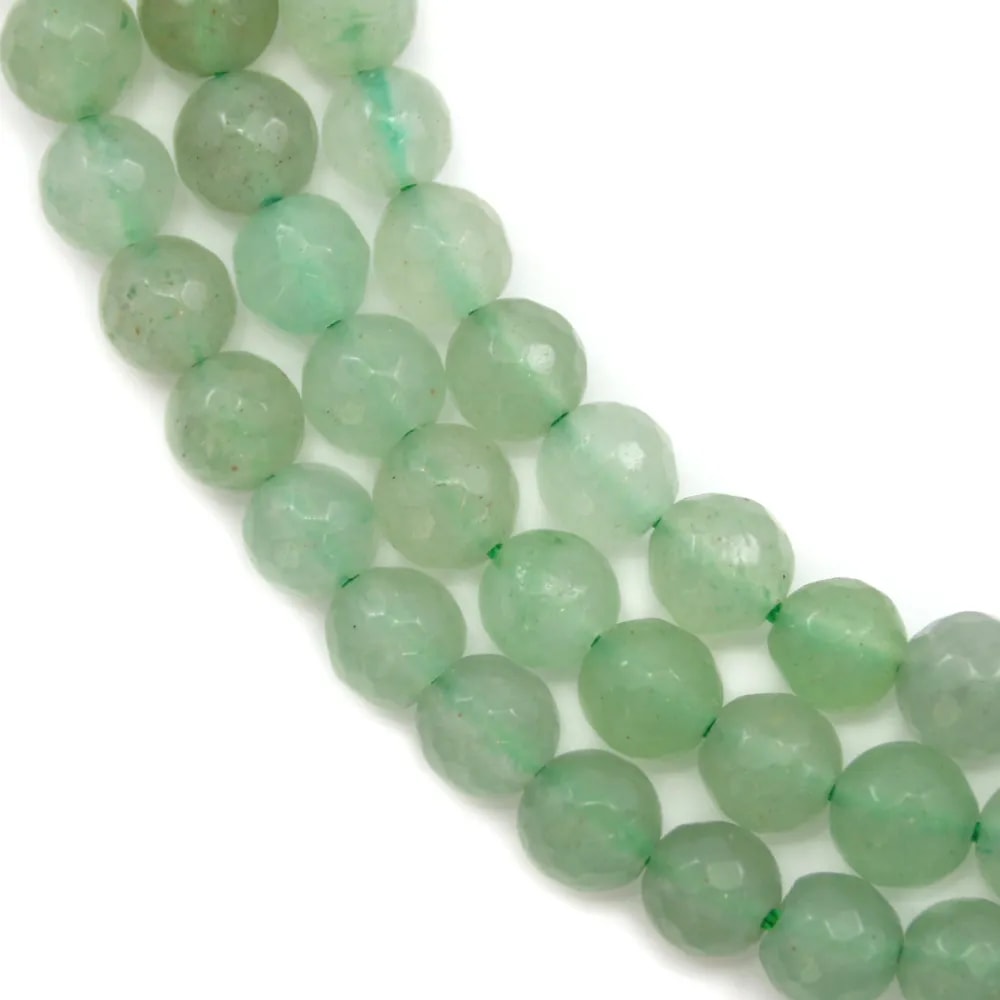 Aventurine Ronde Facette 6.5mm x 40cm