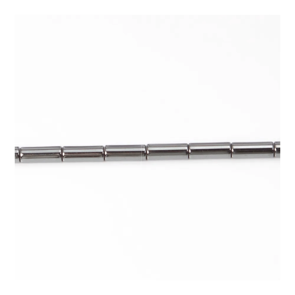 Hématite tube 3x9mm x 40cm 