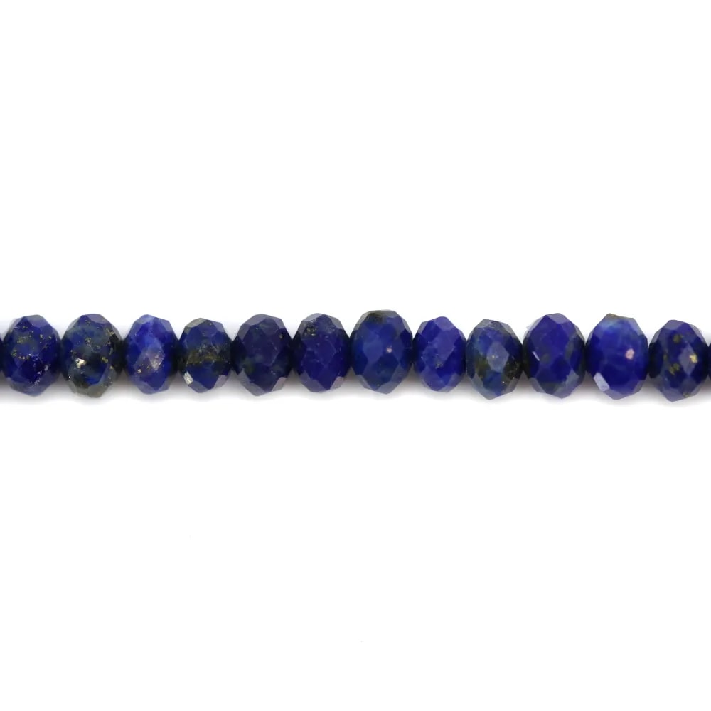 LAPIS LAZULI Rondelle Facette 3.5-4mm x 35cm 