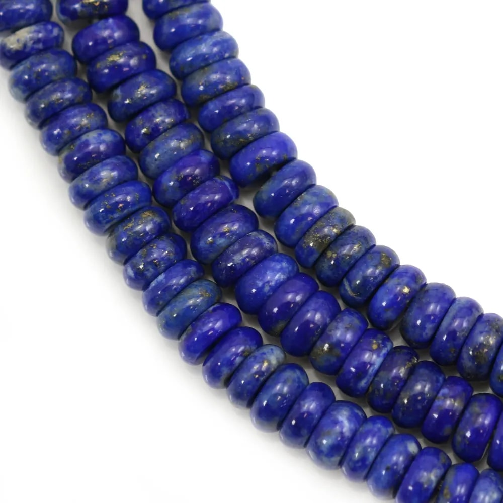 Lapis lazuli rondelle 5mm x 40cm