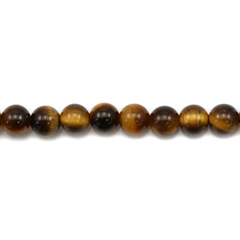 Oeil de tigre Rond 6mm x 20 pcs