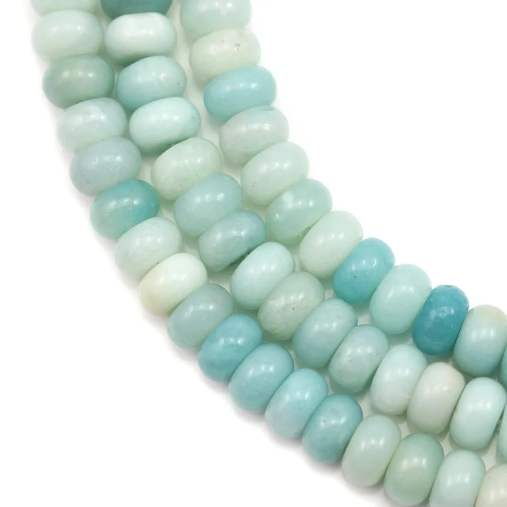 Amazonite Rondelle 5x8mm x 39cm