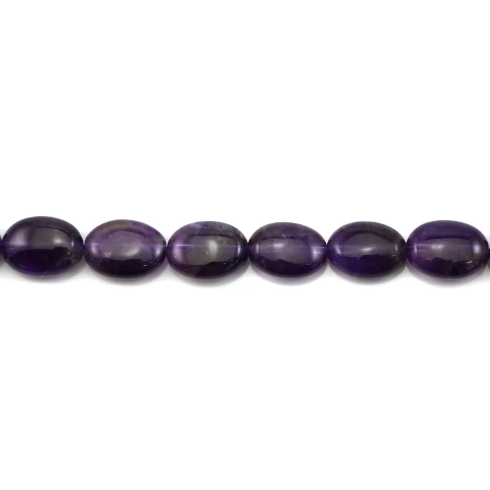 Amethyst oval 13x18mm x 1pc 