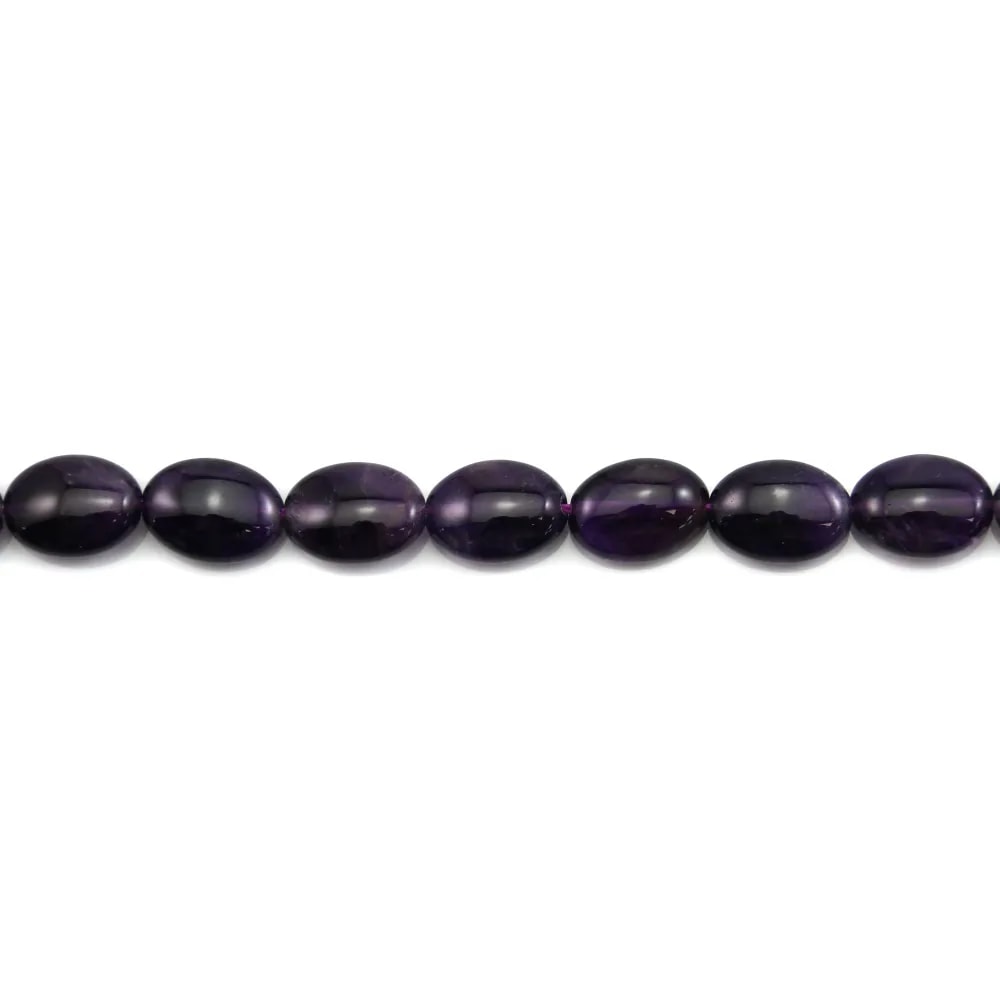 Améthyste Ovale 10x14mm X2PCS
