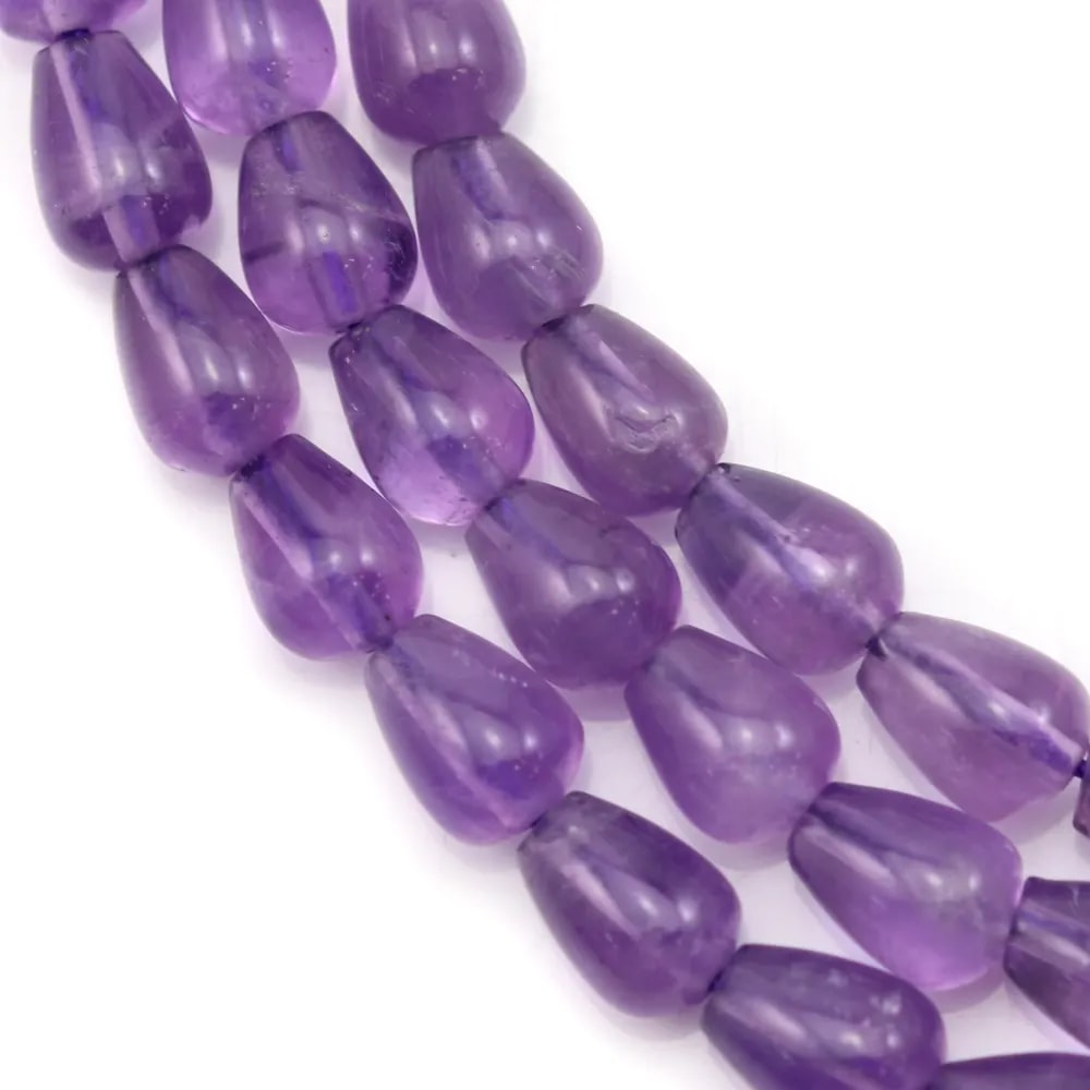 Améthyste goutte 5x8mm x 40cm