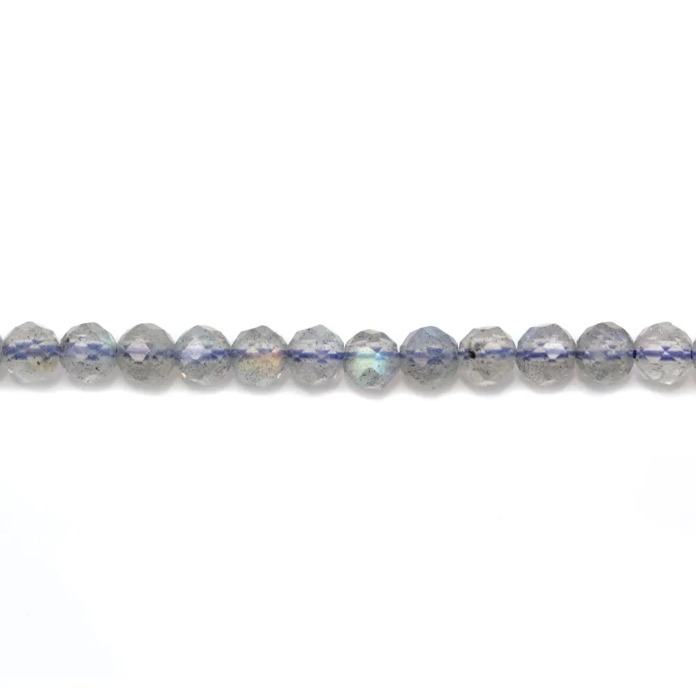 Labradorite Ronde Facette 3mm x 20pcs