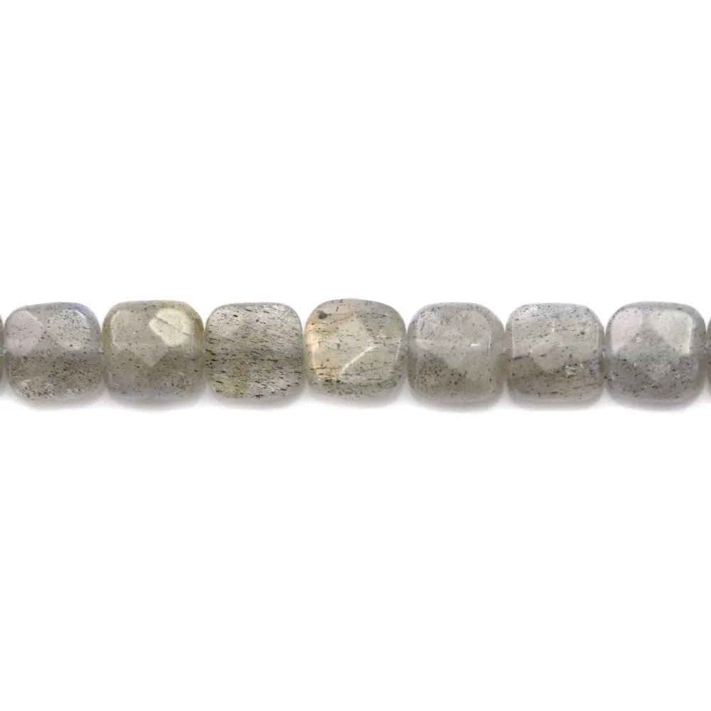 Labradorite carré facette 6mm x 40cm