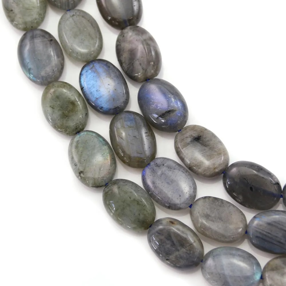 Labradorite Ovale 10x14mm x 40cm