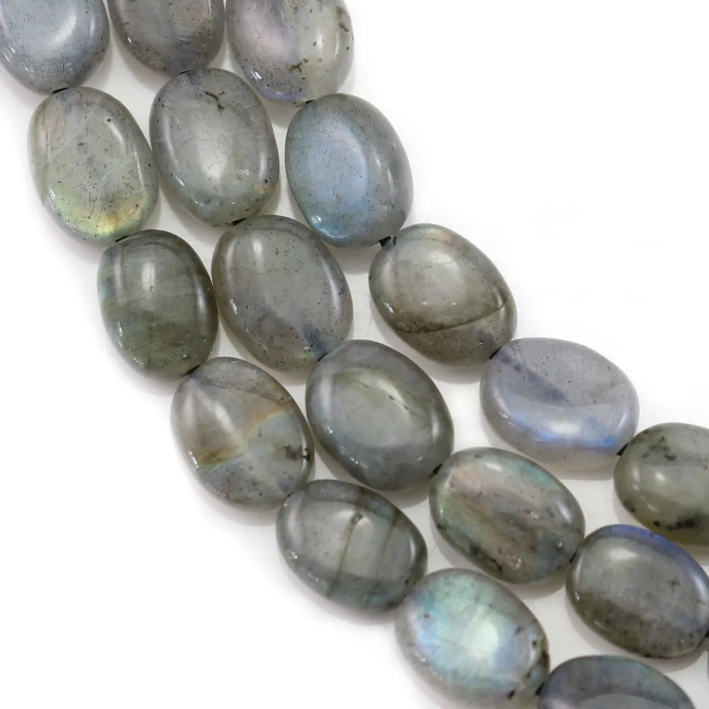 Labradorite Ovale 8x10mm x 40cm