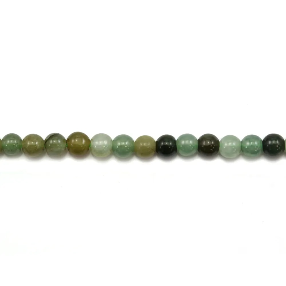 Jade nature rond 4mm x 40cm