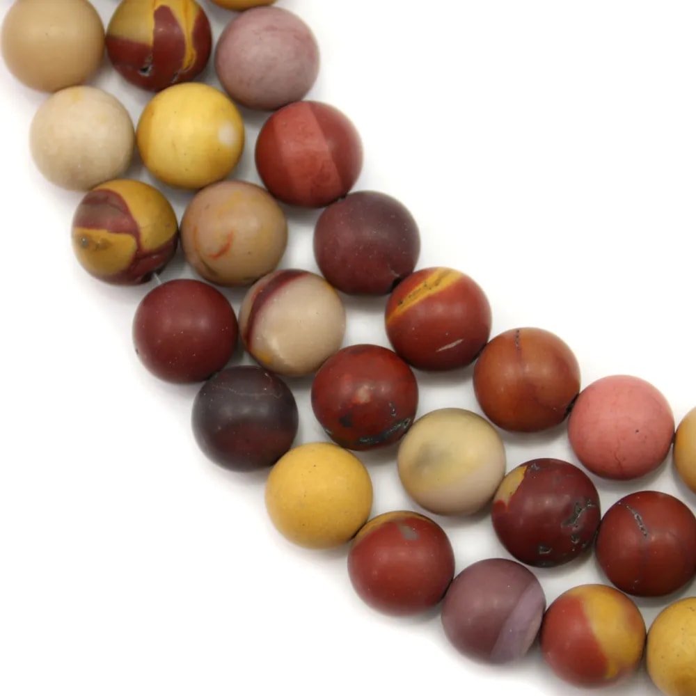 Mookaite jaspe round 6mm x 40cm 