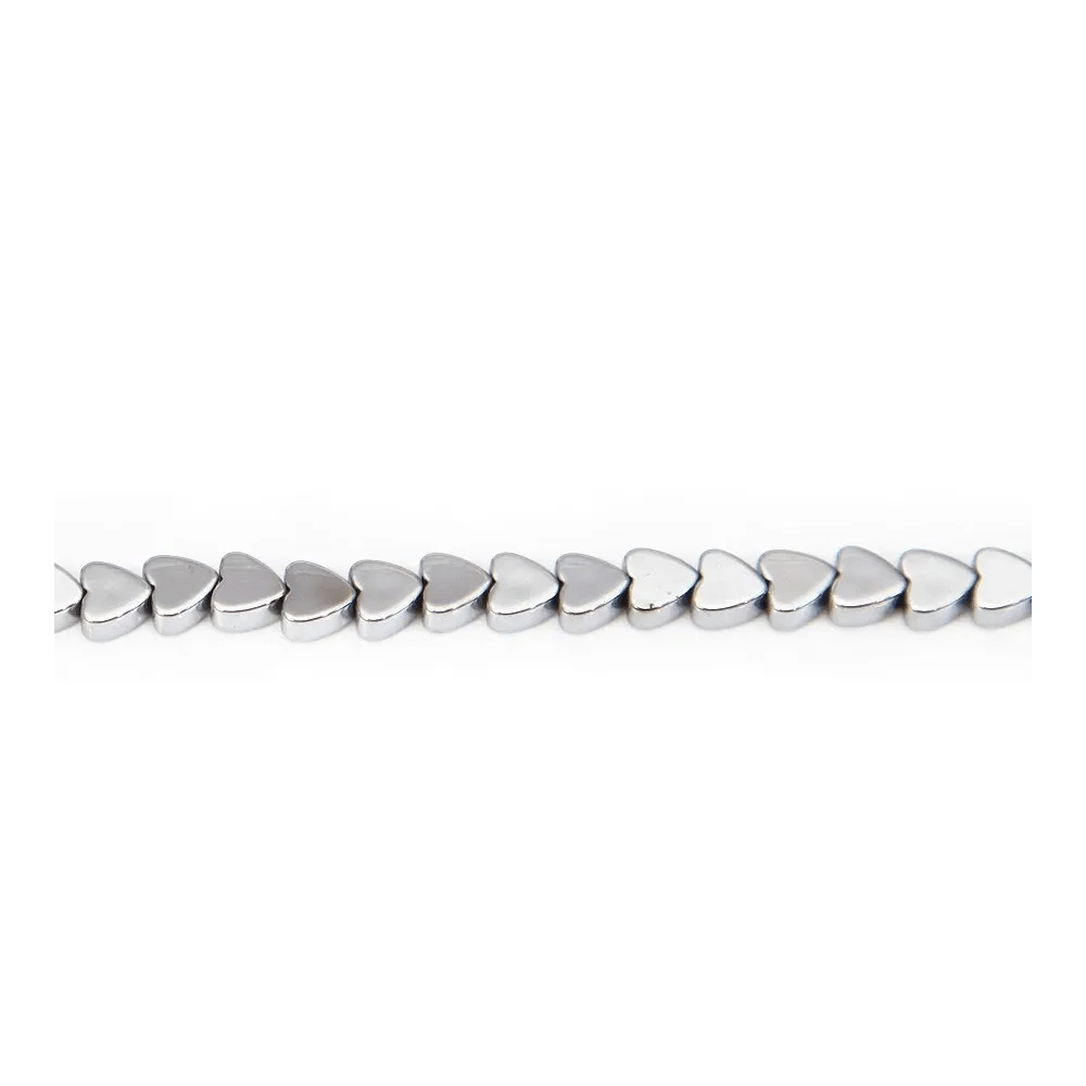 Hématite coeur 4mm x 20pcs