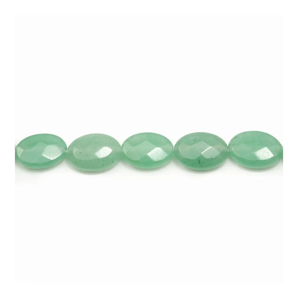 Aventurin, ovaler Facettenschliff, 10x14mm x 4pcs