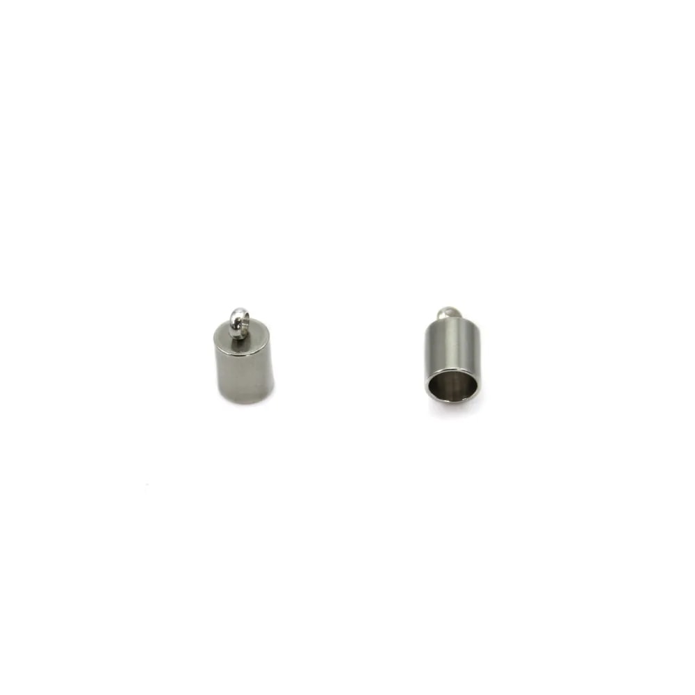 Embout pour cordon 3mm en Acier Inox x 10pcs