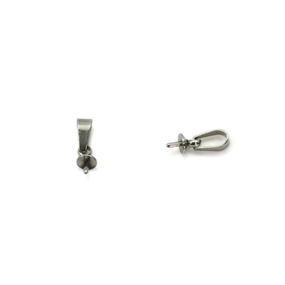 Chiusura per semi-foratura in acciaio inox da 4 mm x 4 pz