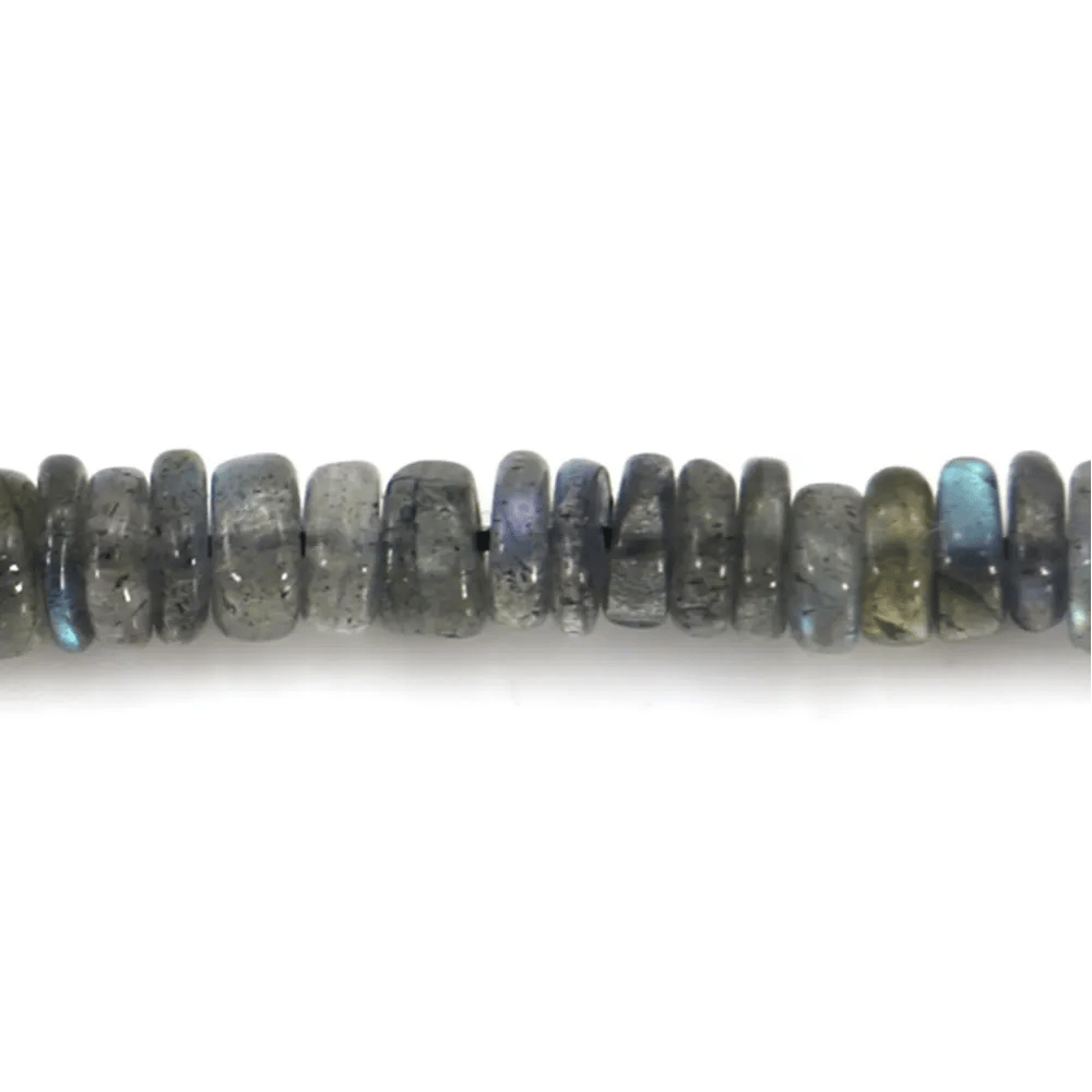 Labradorite roundel heishi 5-6mm x 41cm