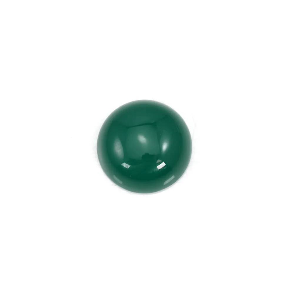 Cabochon agate vert ronde 10mm x 2pcs