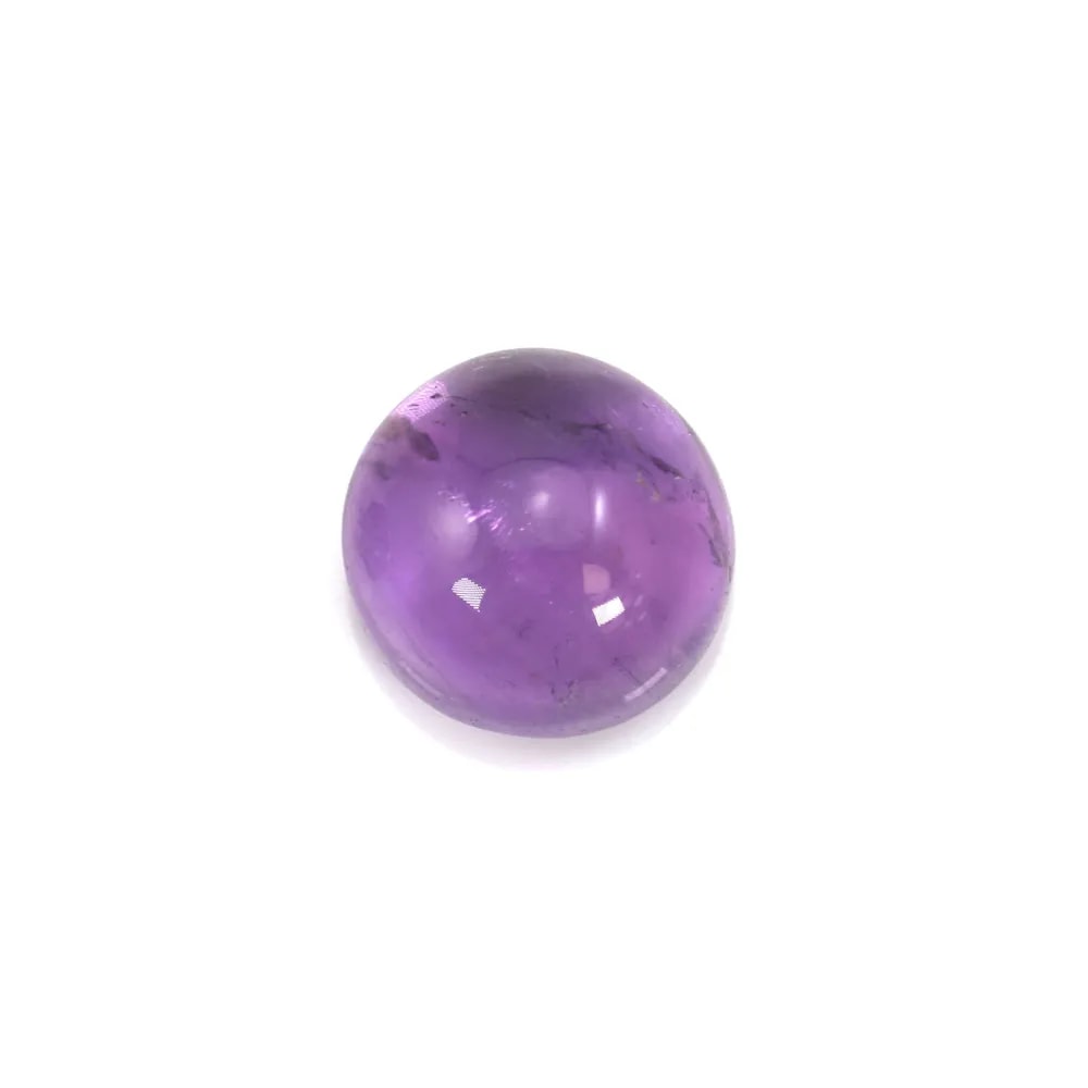 Cabochon amethyste round 13mm x 1pc
