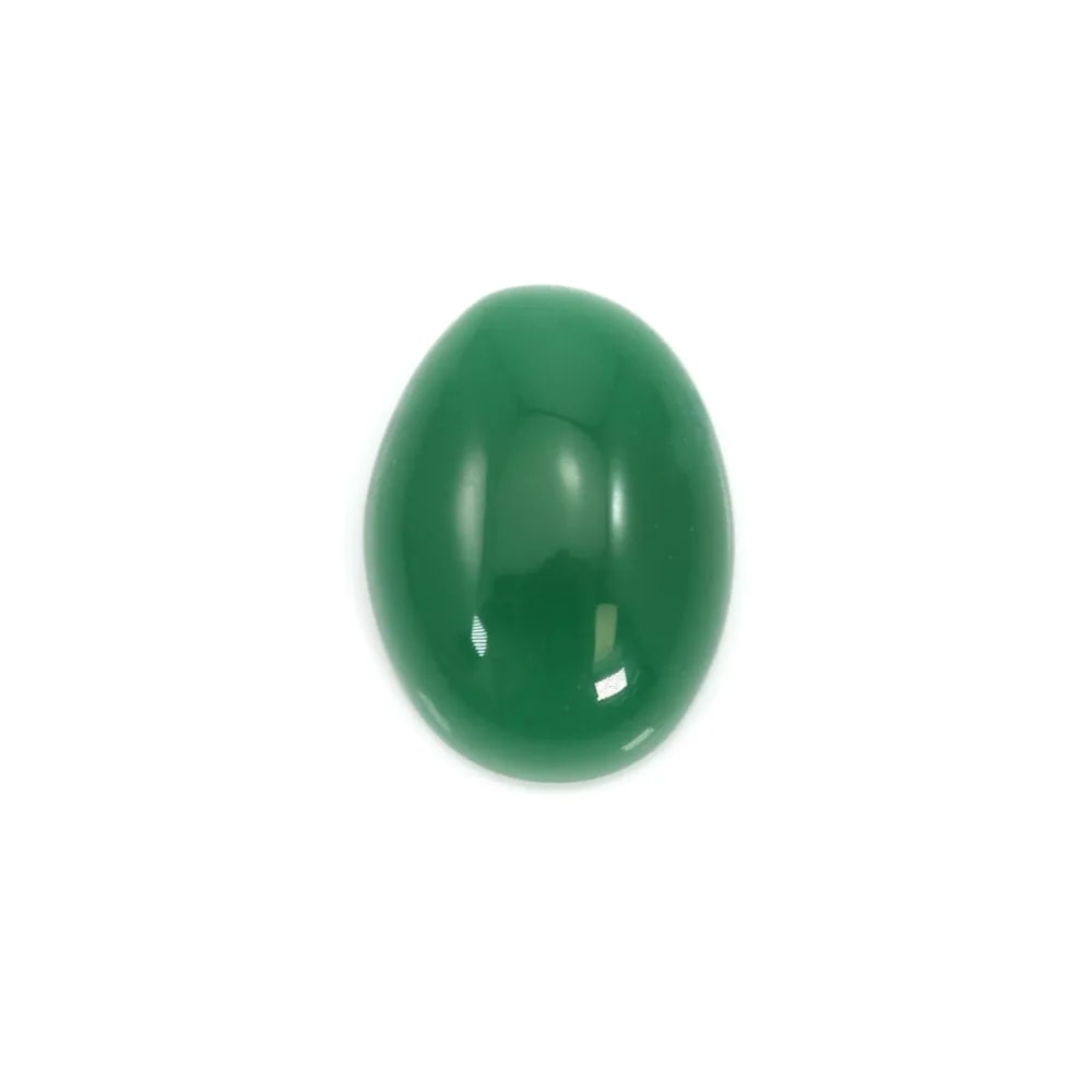 Green aventurine cabochon, in oval shaped, 4 * 6mm x 4pcs