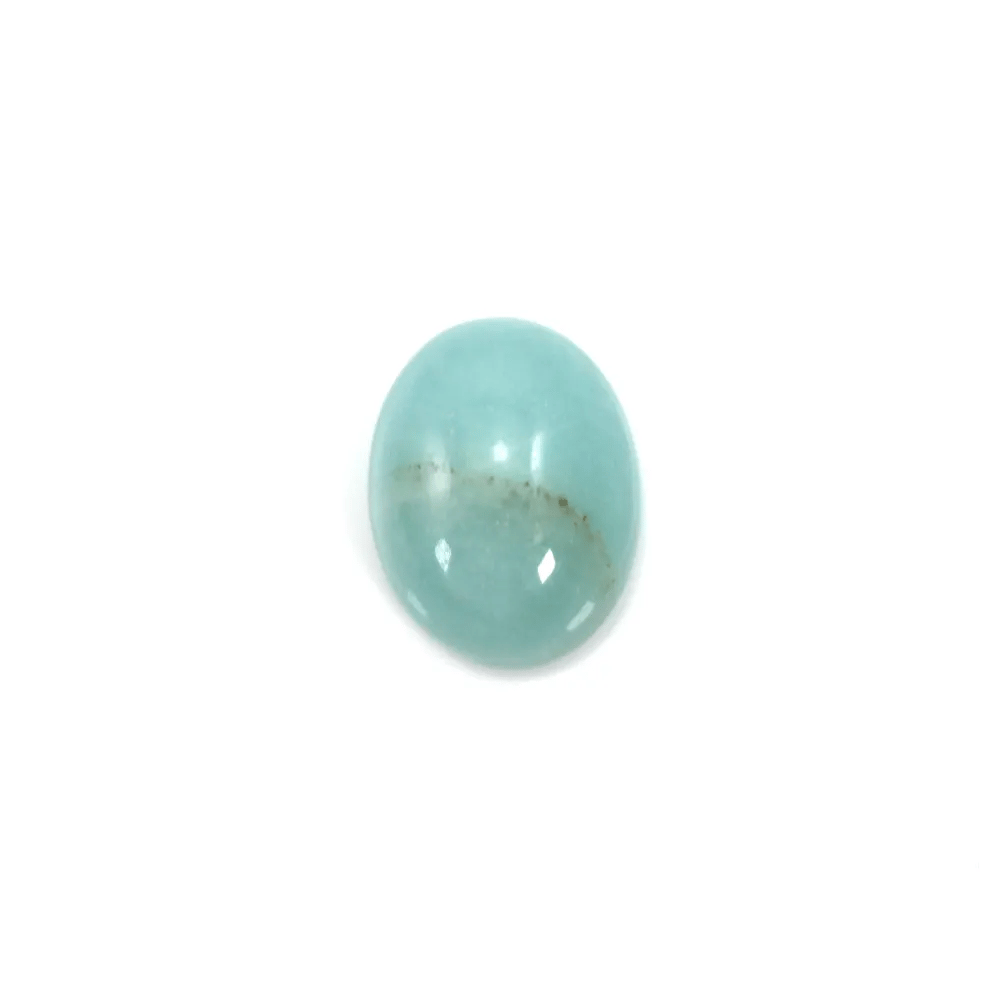 Cabochon amazonite oval 7x9mm x 2pcs