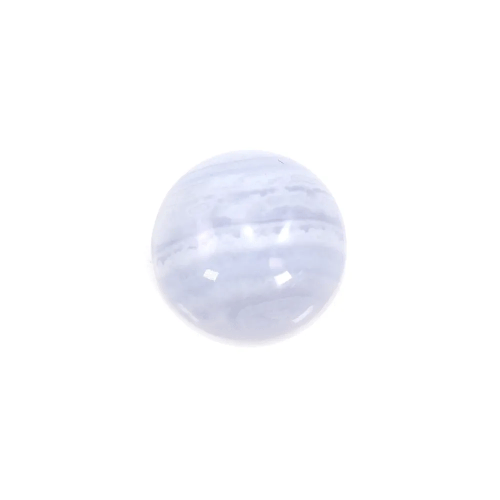 Cabochon calcédoine rond 8mm x 2pcs