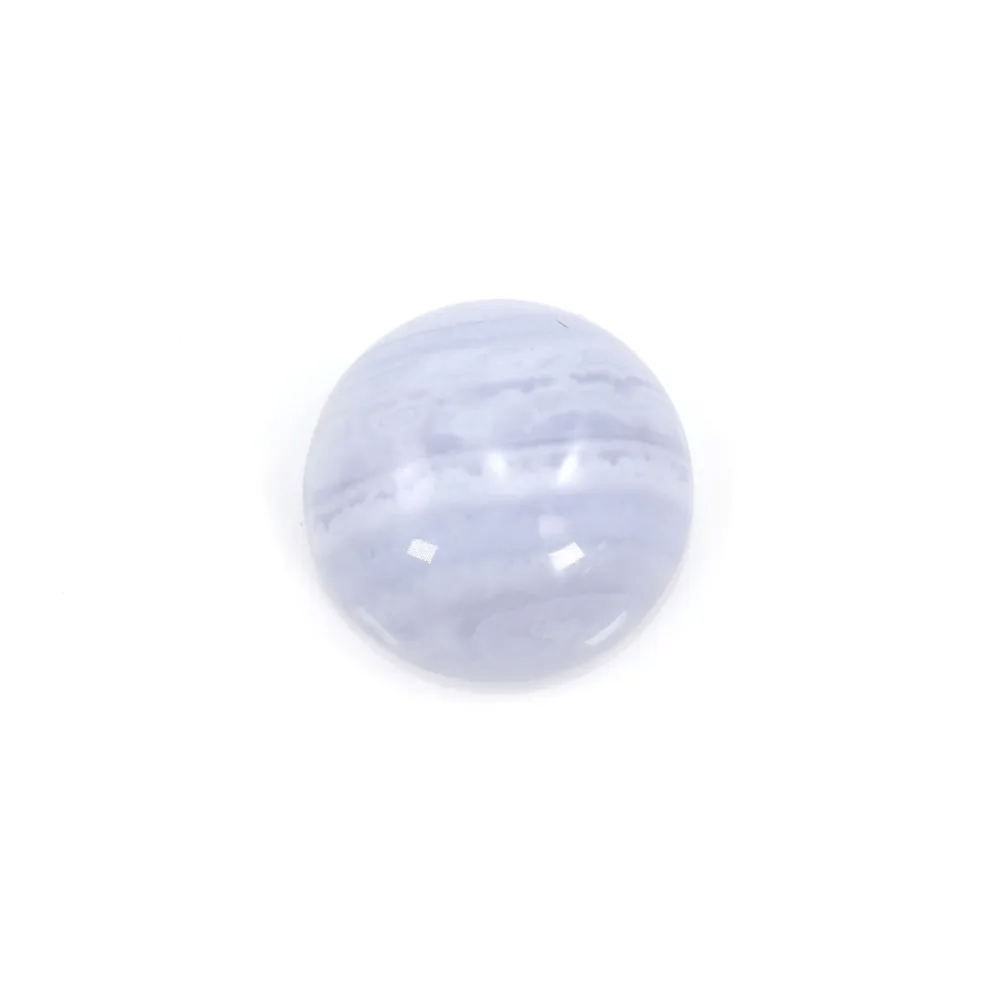 Cabochon calcédoine rond 12mm x 1pc