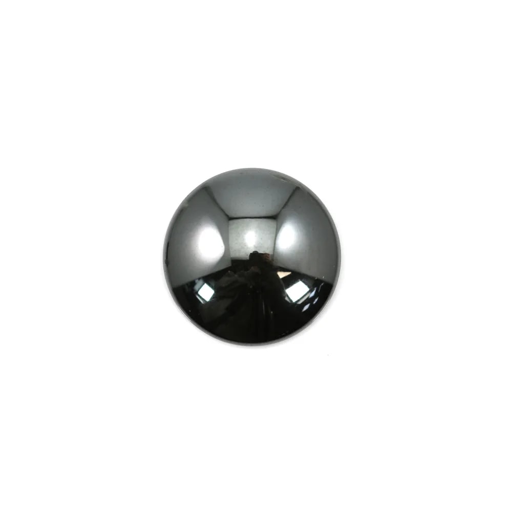 Cabochon Hématite Rond 12mm x 4pcs