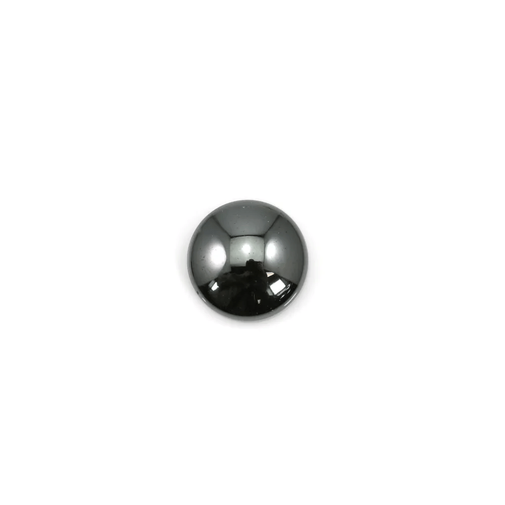 Cabochon Hematite Round 1..5mm x 10pcs