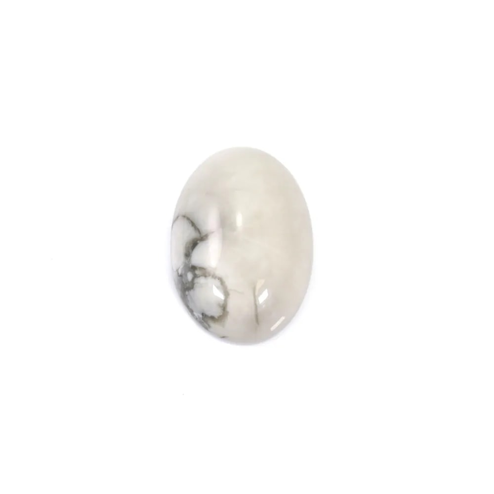 Cabochon howlite oval 10x14mm x 2pcs