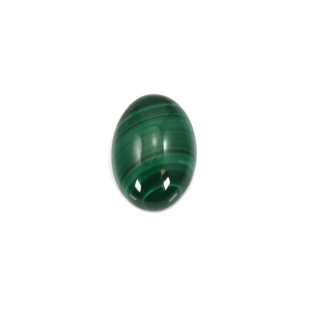 Cabochon Malachite Ovale 10x14mm x 1pc