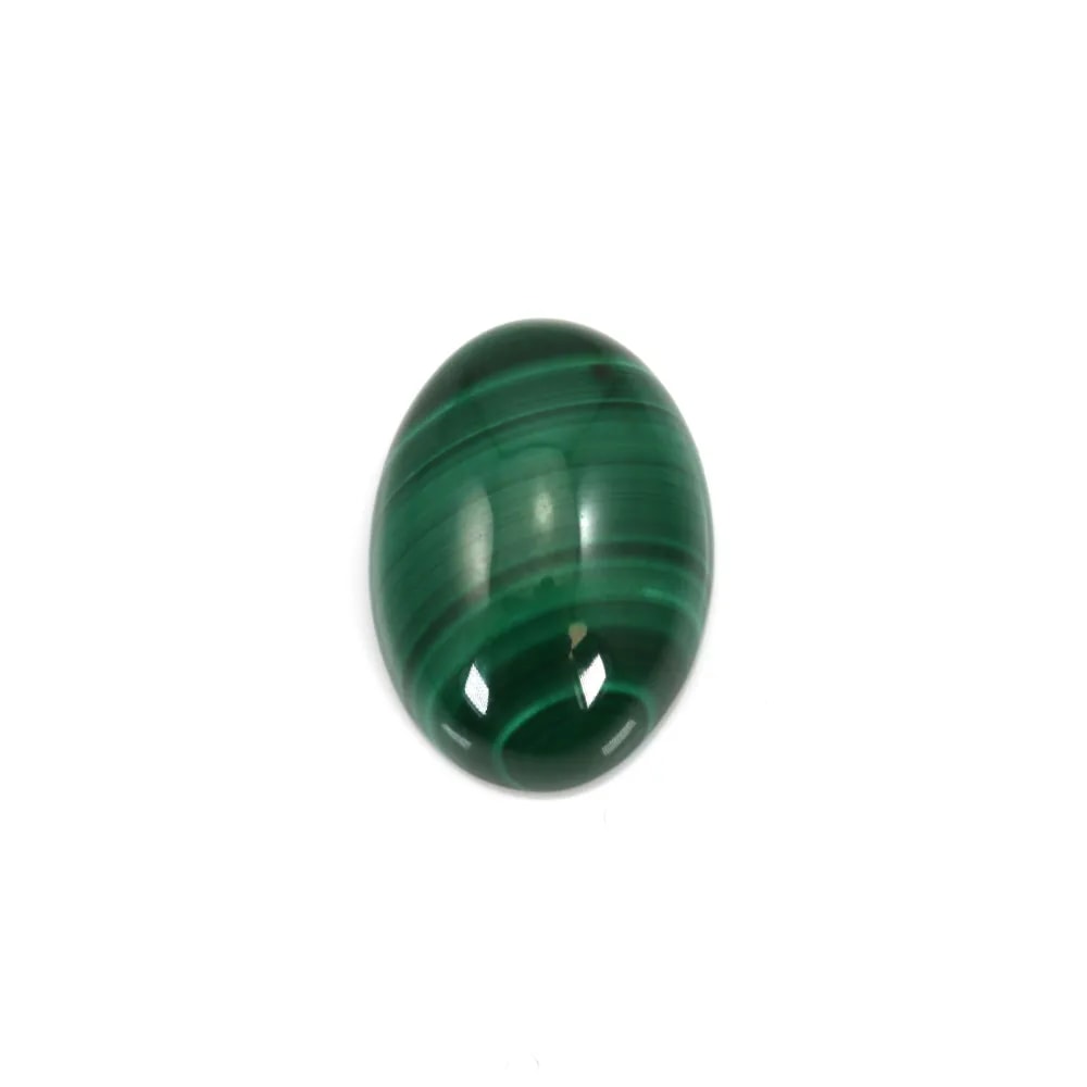 Cabochon Malachite Ovale 15x20mm  x 1pc