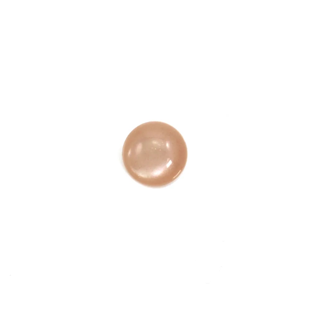 Cabochon di Pietra di luna arancione, di forma rotonda 4mm x 2pcs