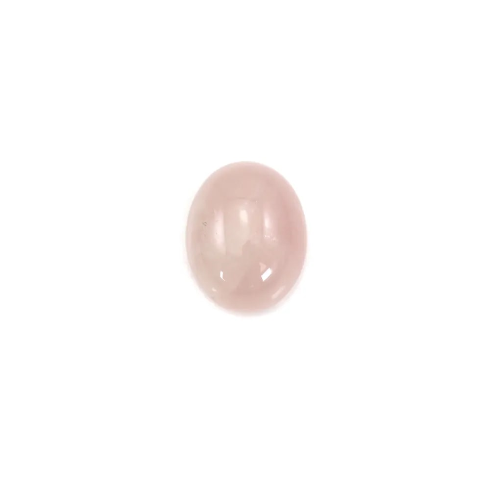 Cabochon Quartz Rose ovale 8x10mm x 5pcs