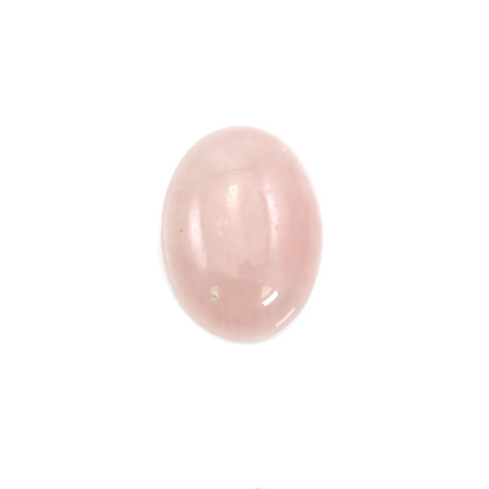 Cabochon Quartz Rose Ovale 12x16mm x 1pc