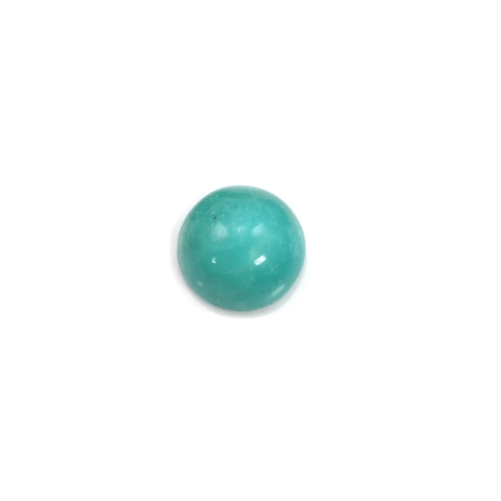Cabochon turquoise round 6mm x 1pc