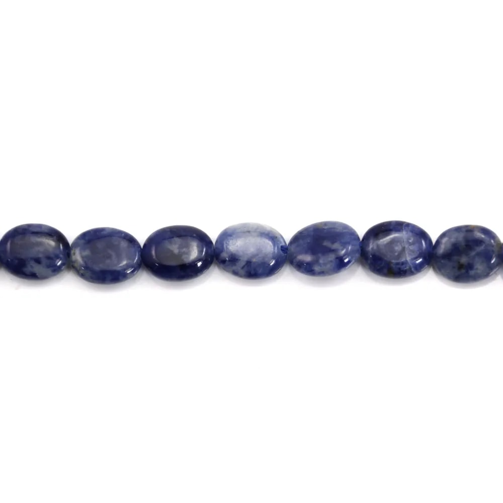 Sodalith oval 8x10mm x 4pcs