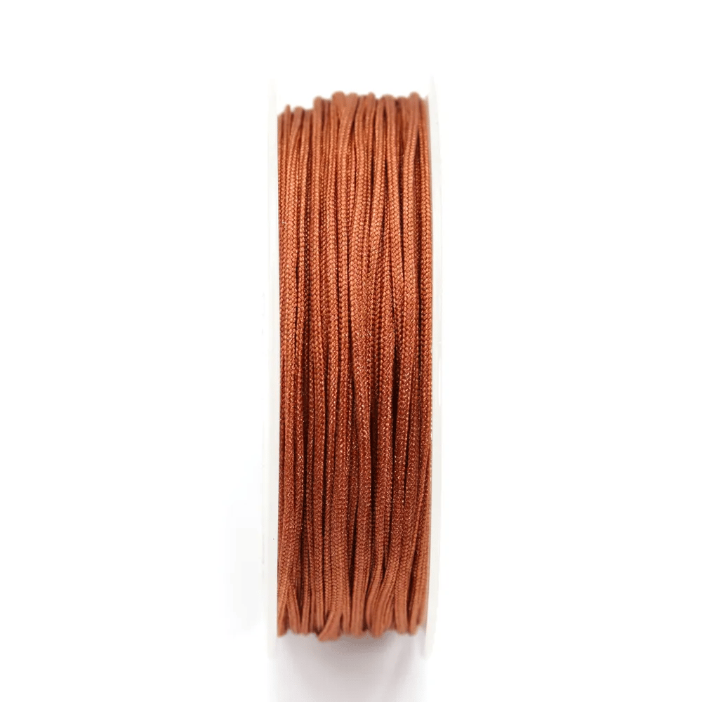 Cognacbraunes Polyestergarn 1.5mm x 15m