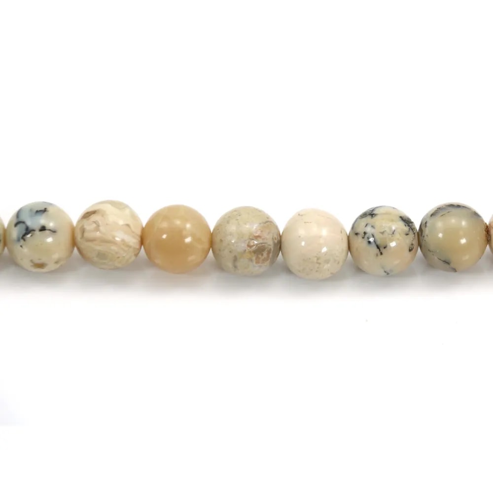 Opal africain rond 8mm x 40cm