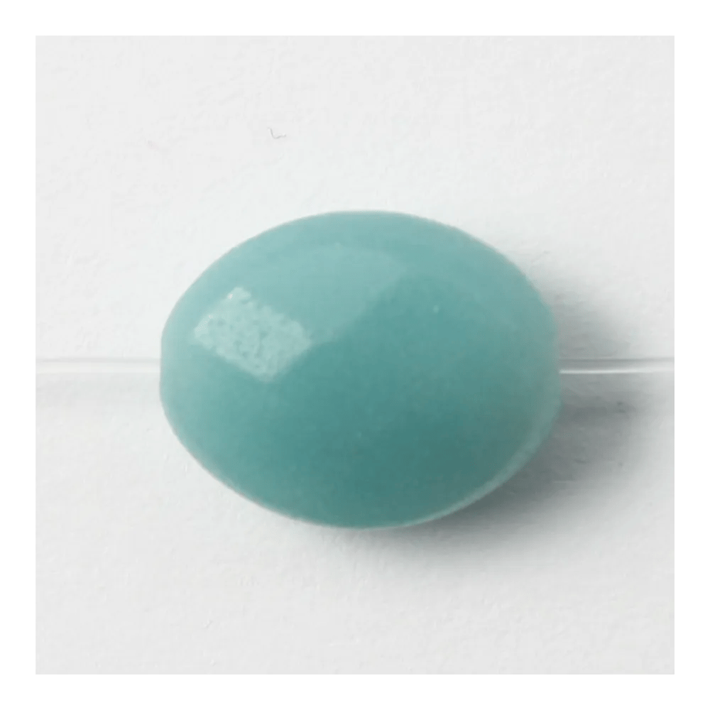 Amazonite Oval  facette 10x14mm x 2pcs