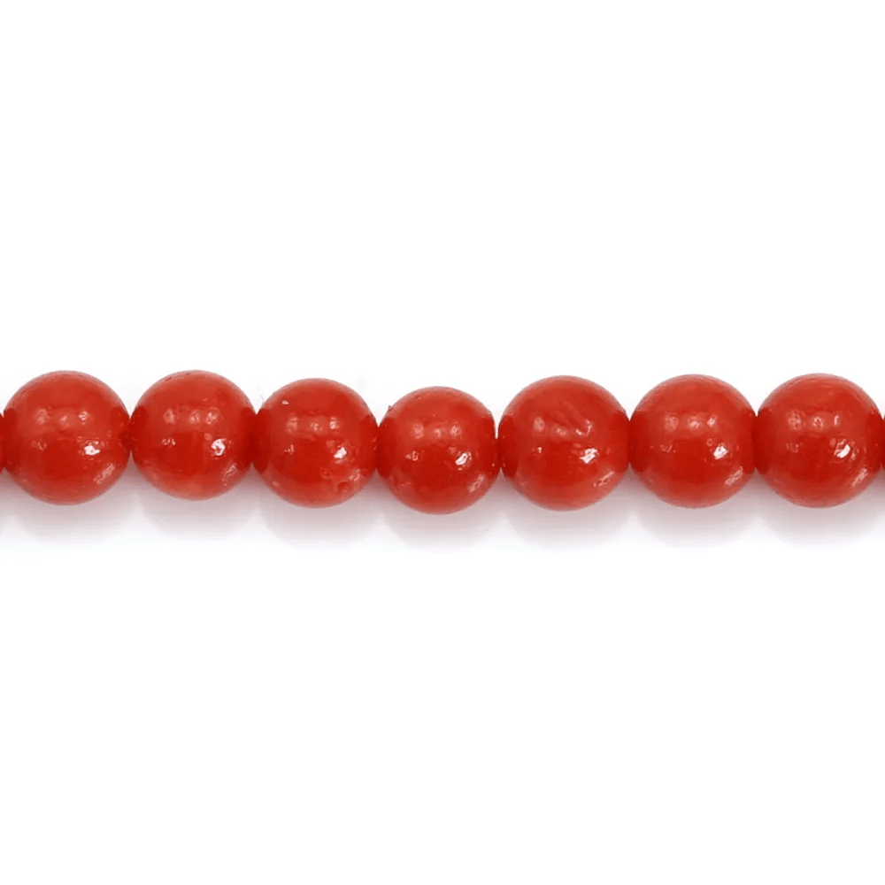 Natural Red Coral Round 3mm x 45cm