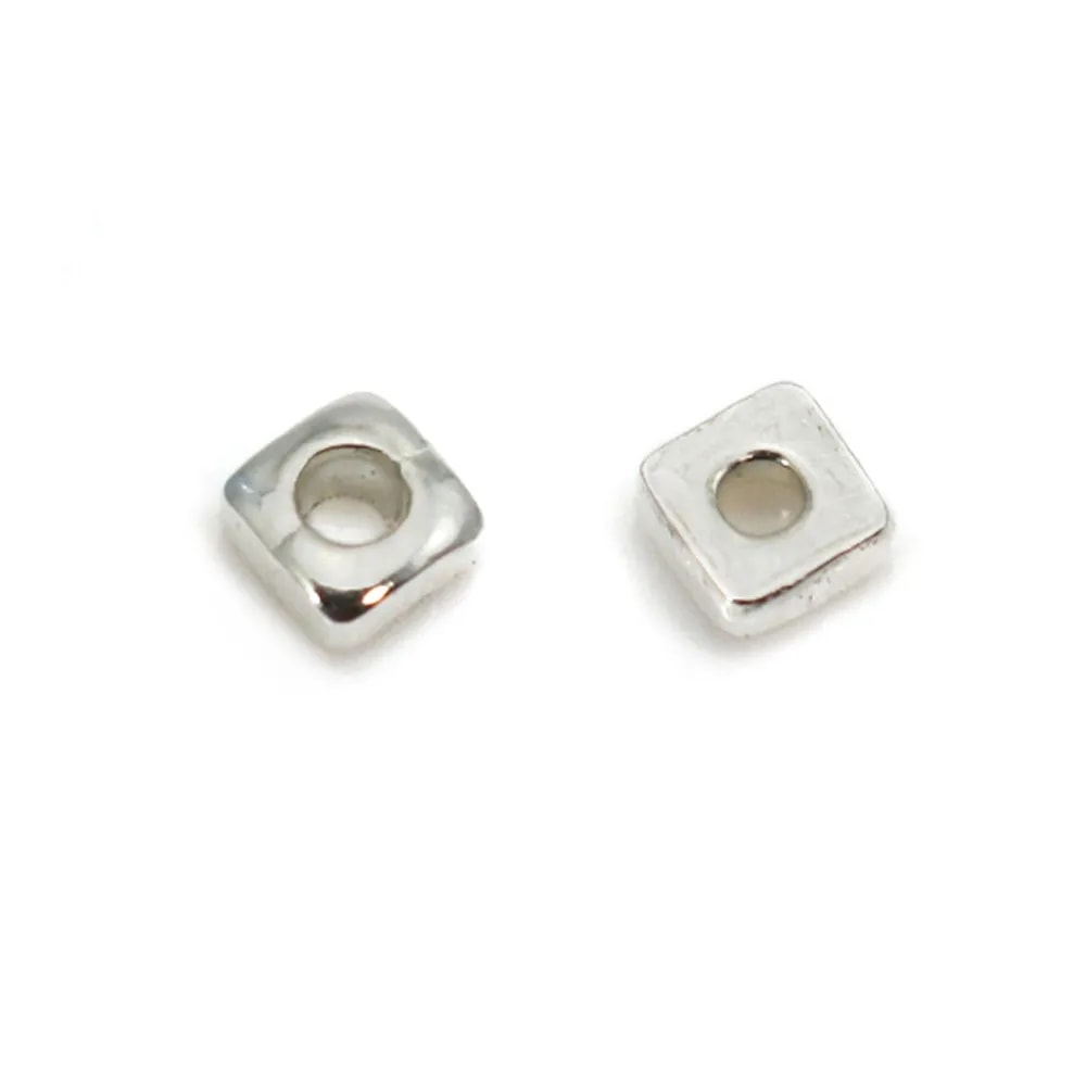 Spacer square roundel 1.7mm x 30pcs