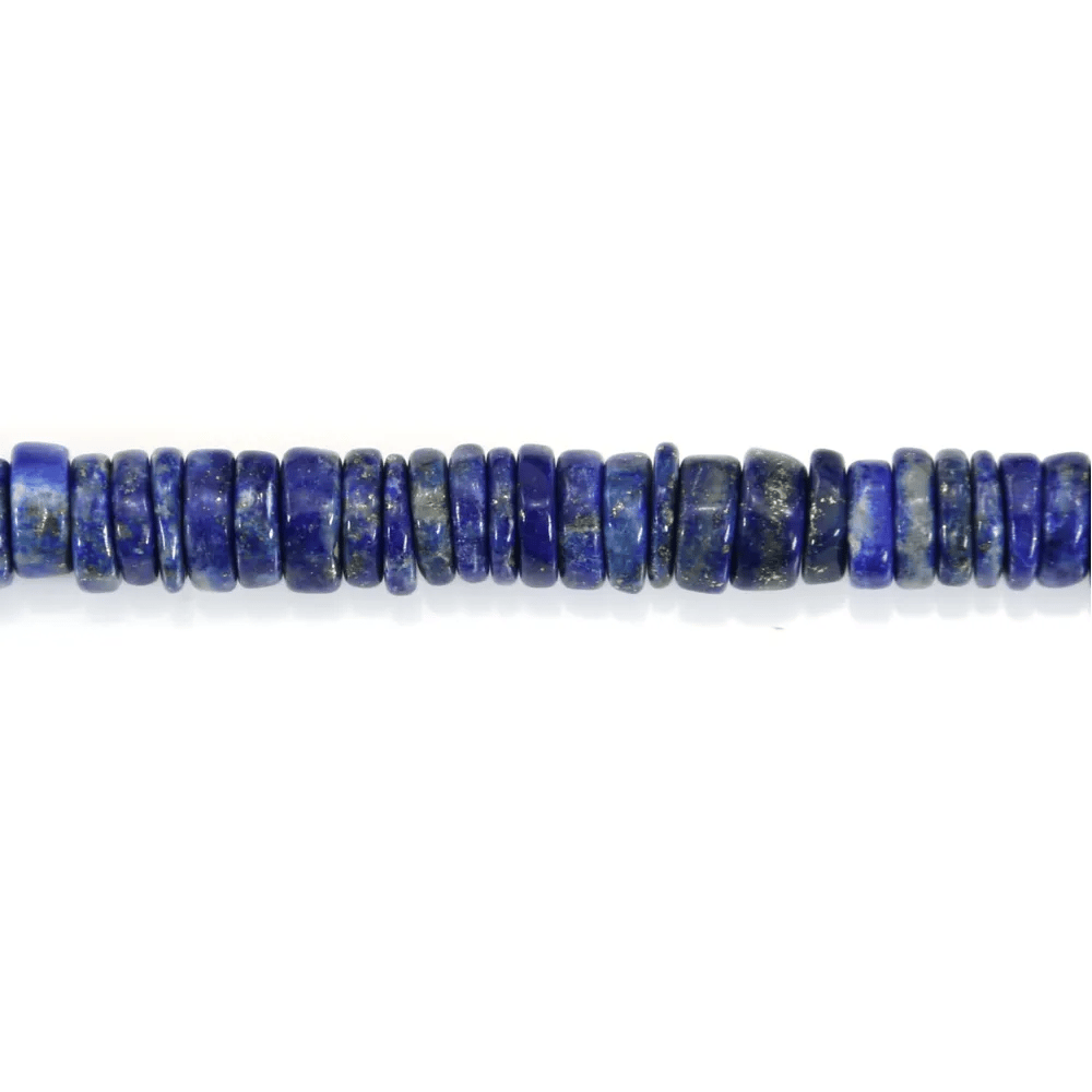 Lapis-Lazuli rondelle Heishi 4-5mm x 41cm