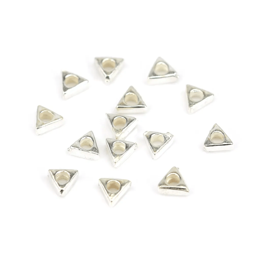 Perle Intercalaire triangle 3mm Argent 925 x 10pcs